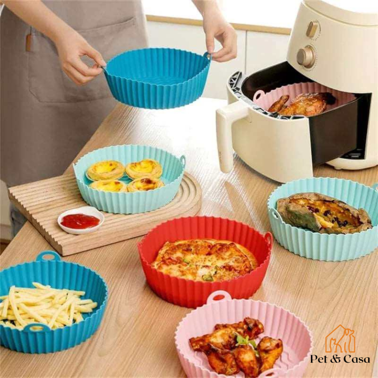 Forma de Silicone Para Airfryer - Pet & Casa