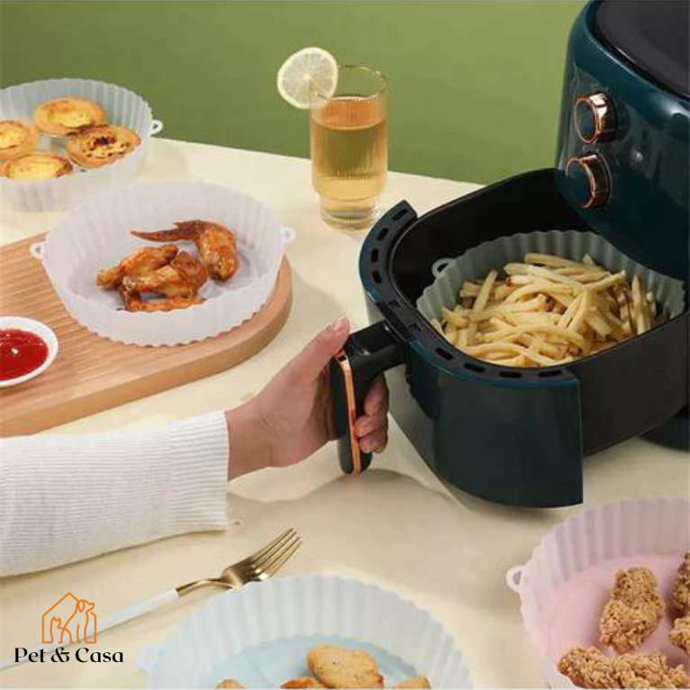 Forma de Silicone Para Airfryer - Pet & Casa